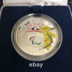 Tokyo 2020 paralympic Commemoration 1000 Yen Silver Proof Coin JAPAN