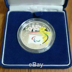 Tokyo Olympic Paralympic 2020 Memorial Silver Coin Nippon Japan Limited F/S New