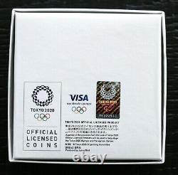 Tokyo2020 Olympic Game BADMINTON 1000Yen Commemorative Silver Proof Coin New