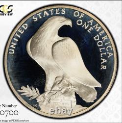 Toned 1984 S PR 68 DCAM Olympics Commemorative Silver Dollar PCGS Certified 441