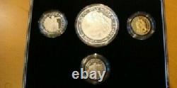 Tonga 1988 Korea Seoul Olympics Gold Platinum Palladium Silver 4 Coins SET