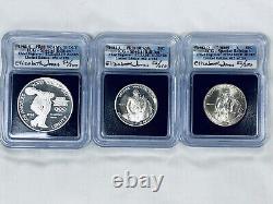 U. S. 1982/83 Olympic Coin Set ICG- Signed Elizabeth Jones #52/250! PR70