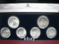 USSR Russia 1980 Moscow Olympics Silver UNC 1977 & 1978 5 & 10 Rubles 5 Coin Set