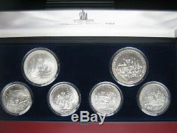 USSR Russia 1980 Moscow Olympics Silver UNC 1977 & 1978 5 & 10 Rubles 5 Coin Set