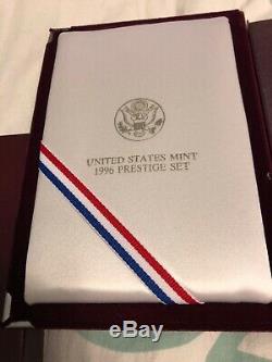 United States Mint 1996 Prestige Set Atlanta Cent Olympic Coins WithBox & COA