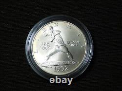 Us Mint Coin 1992-d XXV Olympics Baseball Pitcher Unc 90% Silver Dollar