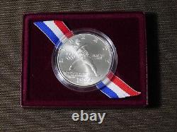 Us Mint Coin 1992-d XXV Olympics Baseball Pitcher Unc 90% Silver Dollar