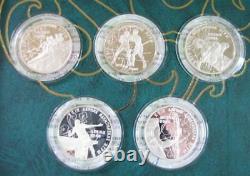 V. Rare Set 6 Silver 925 Coins 2008 XXIX Beijing Olympics Moldova Transnistria