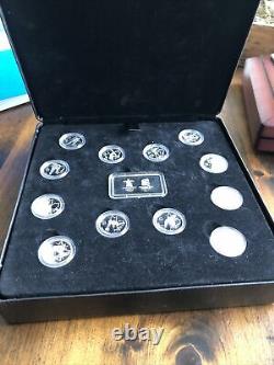 Vancouver 2010 Olympic Winter Games Sterling Silver Circulation Coin set