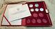Xxii Moscow Summer Olympics 1980 Russian Silver Proof Commemorative Coins Set
