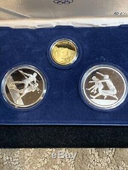Year 2004 Greece Athens Olympics Commemorative Coin Sets -2 Gold Coins/4 silver