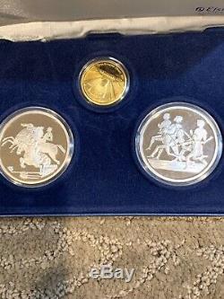 Year 2004 Greece Athens Olympics Commemorative Coin Sets -2 Gold Coins/4 silver