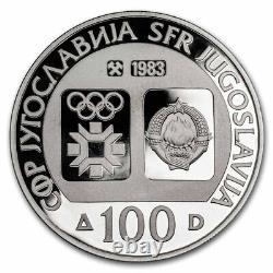 Yugoslavia Silver Sarajevo Winter Olympics 15-Coin Set SKU#278005